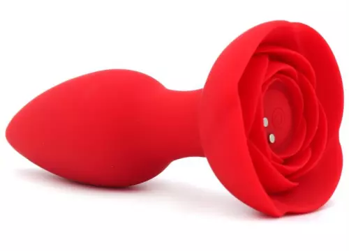 Vibierender Schmuck-Plug Rose 10 x 4cm – 2/11