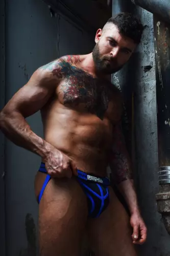 Jockstrap Hybred Blau – 8/13