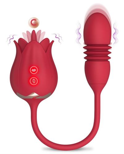 Rose Egg 9 x 3cm clitoris and G-spot stimulator