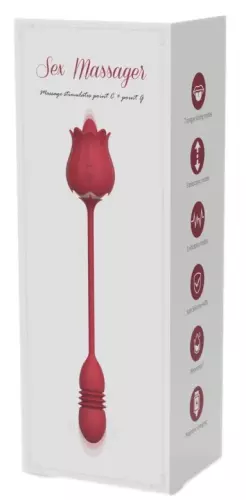 Clitoris and G-Spot Stimulator Rose Egg 9 x 3cm – 6/6