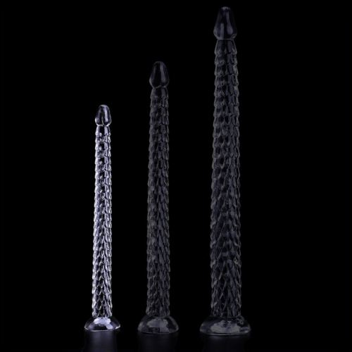 Armak S 38 x 3.5cm long transparent dildo