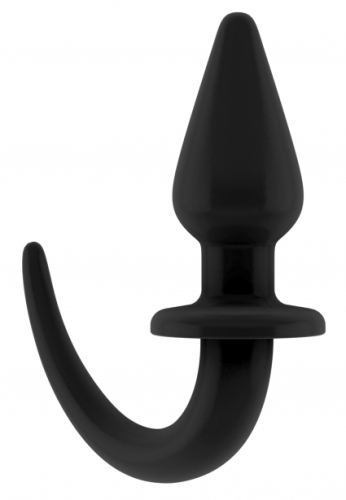 Puppy Plug 9 x 4cm Black dog tail plug