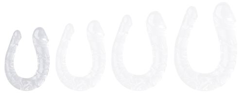 U Jelly S 13.5 x 3cm transparent double dildo