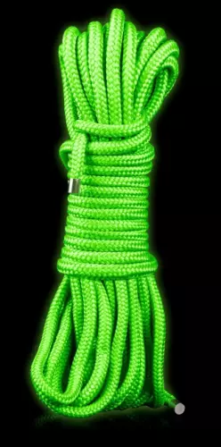 Phosphoreszierendes Bondage-Seil Glow Rope 10M – 3/4