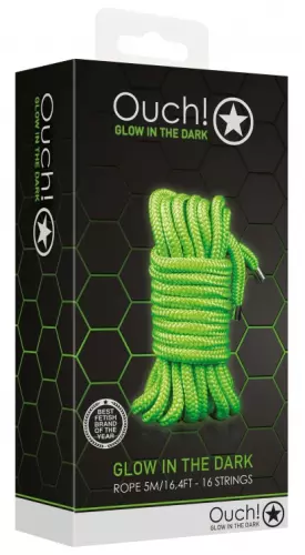 Phosphoreszierendes Bondage-Seil Glow Rope 5M – 2/5