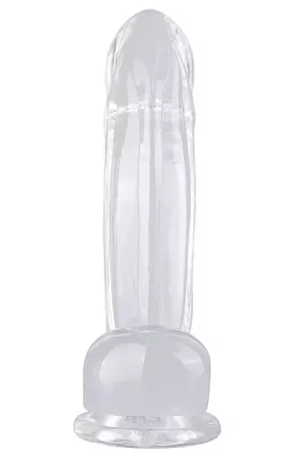 Dildo transparent Kolk M 14 x 4,5cm – 4/4
