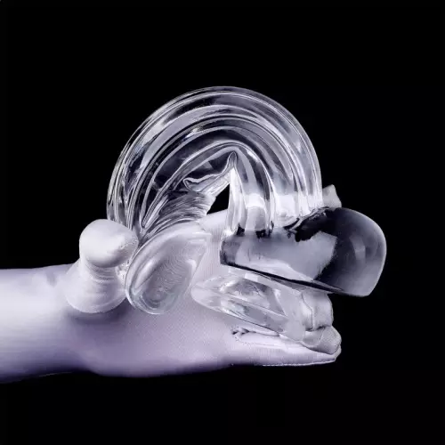 Dildo transparent Kolk L 16 x 5,5cm – 5/5