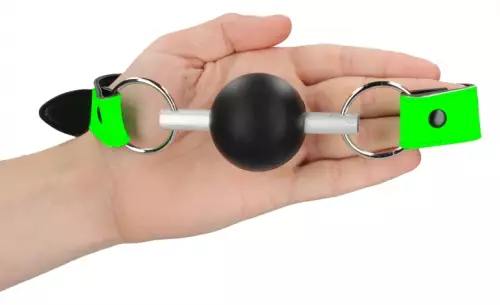 Phosphoreszierender Kugelknebel Glow 45mm – 4/6