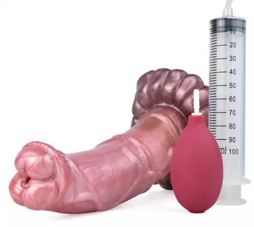 Dildo Pferd Spritzender Squirt Cherry 20 x 5,7cm – 1/9