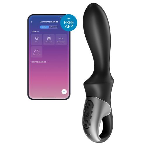 Vibrating Dildo with Handle Heat Climax Satisfyer 11 x 3.5cm