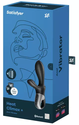 Prostatastimulator mit Verbindung Heat Climax Satisfyer 11 x 3,5cm – 3/10