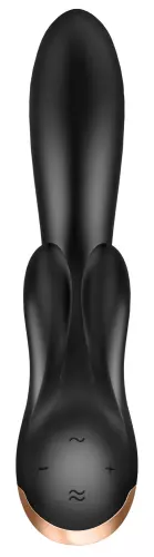 Vibrator Hase verbunden Double Flex Satisfyer 20cm Schwarz – 7/8