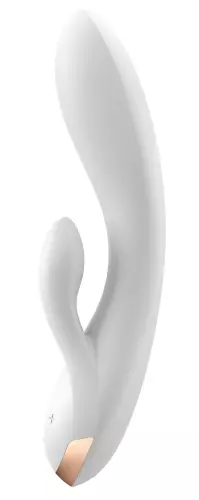 Vibrator Hase verbunden Double Flex Satisfyer 20cm Weiß – 4/8