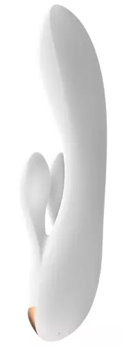 Vibrator Hase verbunden Double Flex Satisfyer 20cm Weiß – 5/8