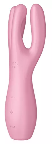 Clitoris stimulator Threesome 3 Satisfyer 14cm Roze – 1/9