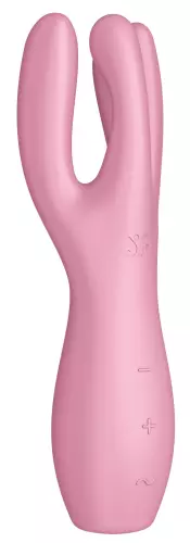 Clitoris stimulator Threesome 3 Satisfyer 14cm Roze – 8/9