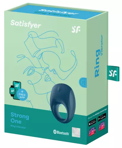 Angeschlossener vibrierender Cockring Strong One Satisfyer – 3/7
