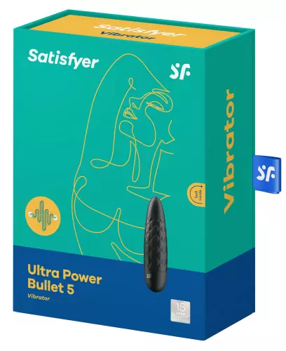 Klitorisstimulator Ultra Power Bullet 5 Satisfyer Schwarz – 2/7