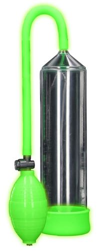 Phosphorescent Penis Pump Glow Pump 20 x 5.5cm
