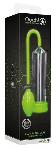 Phosphoreszierender Penispumpe Glow Pump 20 x 5,5cm – 2/6