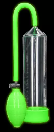 Phosphoreszierender Penispumpe Glow Pump 20 x 5,5cm – 3/6