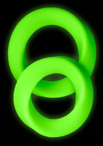 Lot de 2 Cock Ringe leuchtend Glow Ring 33mm – 3/6