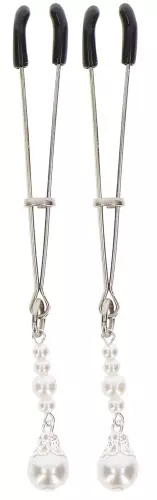 Nippelklemmen Tweezers Pearls Taboom Versilbert – 1/4