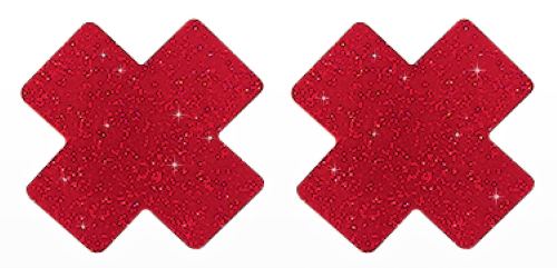 Taboom X Cover Red Adhesive Pasties