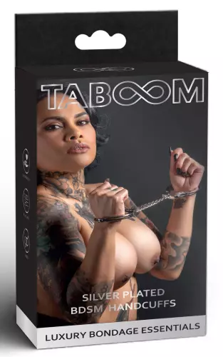 Handschellen aus Metall Taboom Versilbert – 2/8