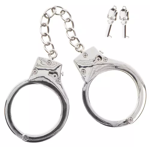 Handschellen aus Metall Taboom Versilbert – 5/8