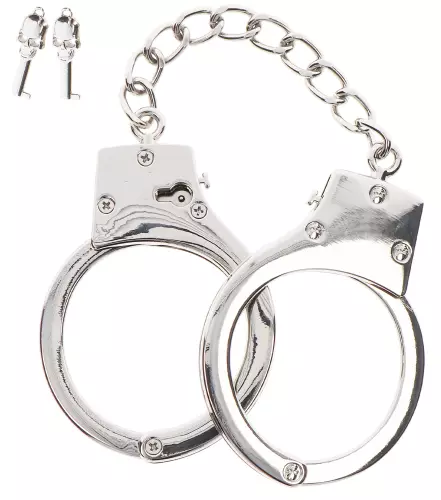 Handschellen aus Metall Taboom Versilbert – 6/8