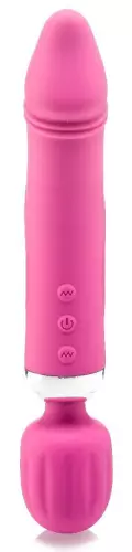 Vibrator Wand Double Fun 17.5 x 4.5cm Roze – 1/8