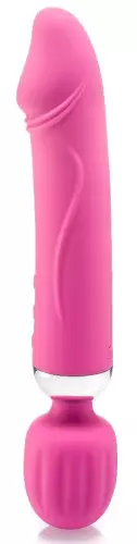 Vibrator Wand Double Fun 17.5 x 4.5cm Roze – 4/8