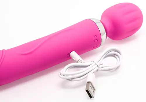 Vibrator Wand Double Fun 17.5 x 4.5cm Roze – 8/8