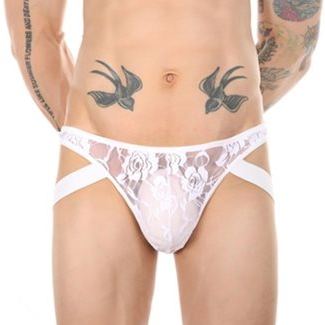 Lowstic Lace Jock String White