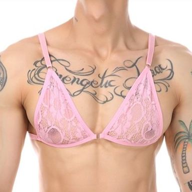 Aleria Lace Bra Pink