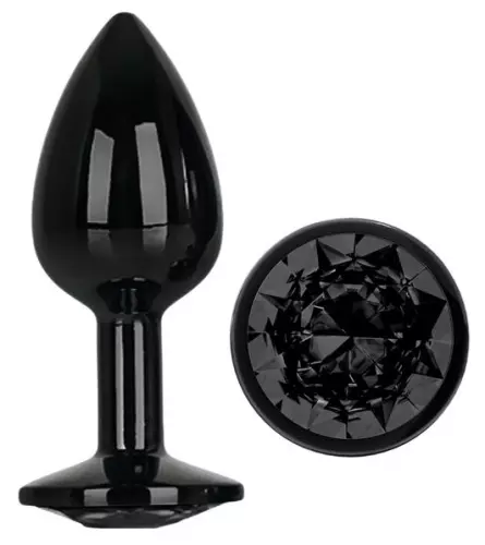 Schmuck Plug AfterDark S 6 x 2.7cm Schwarz – 1/4