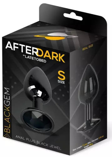 Schmuck Plug AfterDark S 6 x 2.7cm Schwarz – 2/4