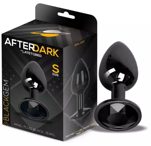 Schmuck Plug AfterDark S 6 x 2.7cm Schwarz – 4/4