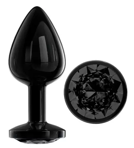 Schmuck Plug AfterDark M 7 x 3.3cm Schwarz – 1/4