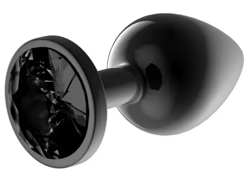 Schmuck Plug AfterDark M 7 x 3.3cm Schwarz – 3/4