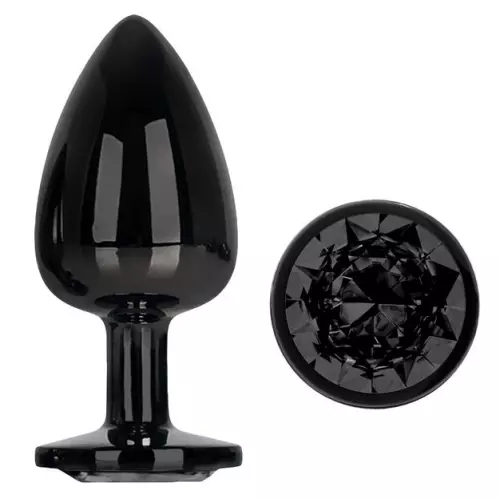 Schmuck-Plug AfterDark L 8 x 4cm Schwarz – 1/4