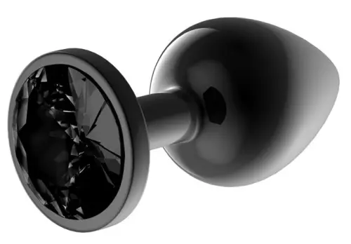 Schmuck-Plug AfterDark L 8 x 4cm Schwarz – 3/4