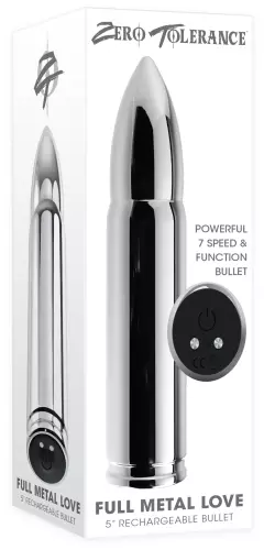 Metall-Vibrator Full Metal Love 11 x 3cm – 2/4