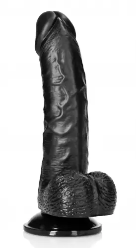 Dildo Balls Curved RealRock 12,5 x 3,6cm Schwarz – 3/7