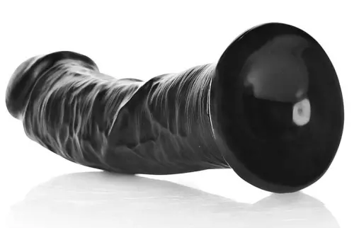 Dildo Little Curved RealRock 15,5 x 3,7cm Schwarz – 5/6