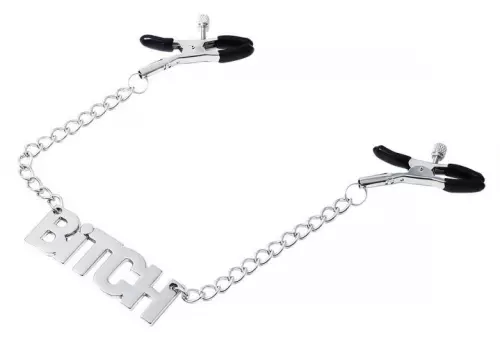 Nippelklemmen mit Platte Bitch 40cm – 6/6