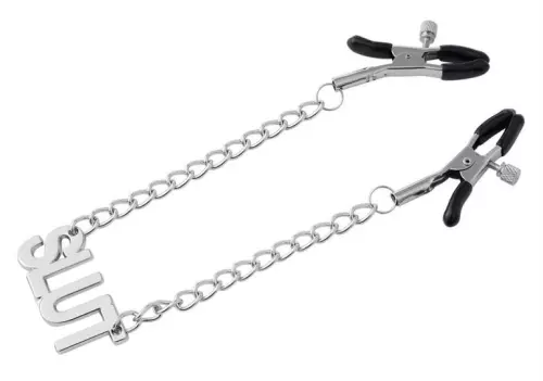 Nippelklemmen mit Schild Slut 38cm – 3/4