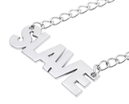 Nippelklemmen mit Schild Slave 40cm – 3/5