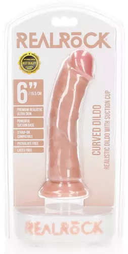 Dildo Little Curved RealRock 15,5 x 3,7 cm – 2/6